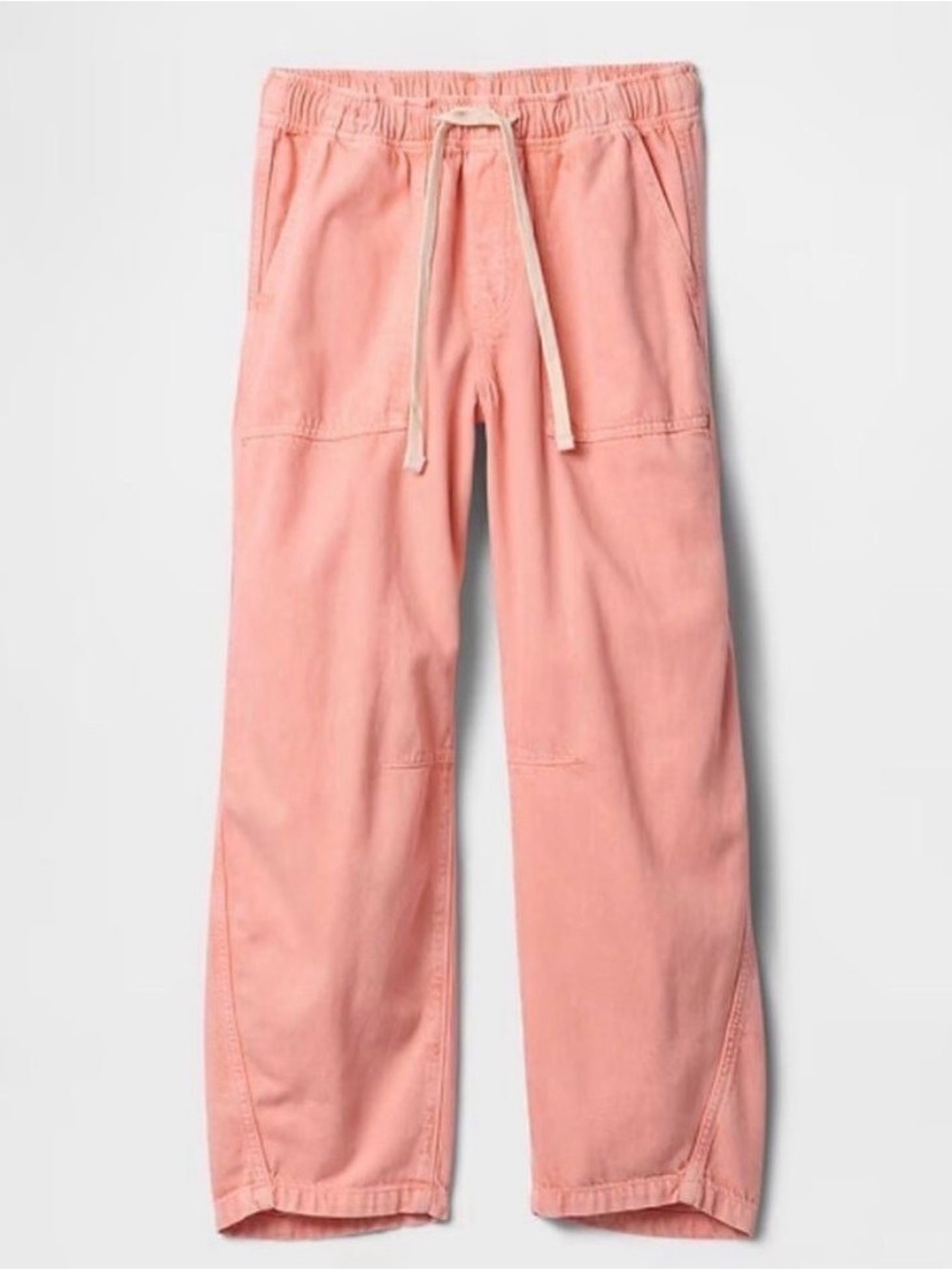 NWOT GAP Mid-Rise SuperSoft Pull-On Barrel Jeans in Tea Rose Pink Size Small - Picture 5 of 15